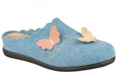 Παντόφλες γυναικείες | Υφασμάτινες | Υφαντίδης | 672733 | Σιέλ - Υφαντίδης - 